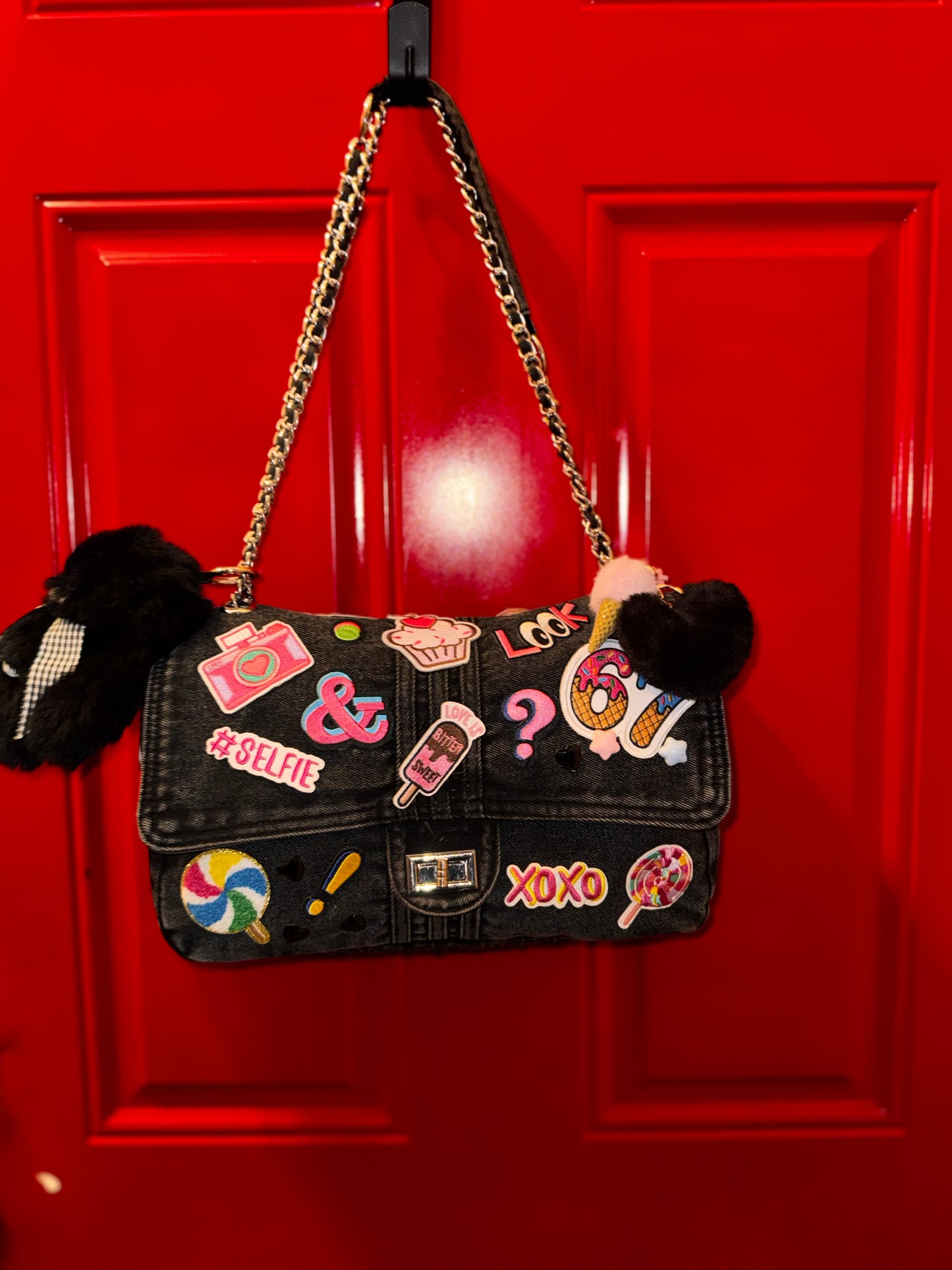 The Wait…What? Denim Handbag