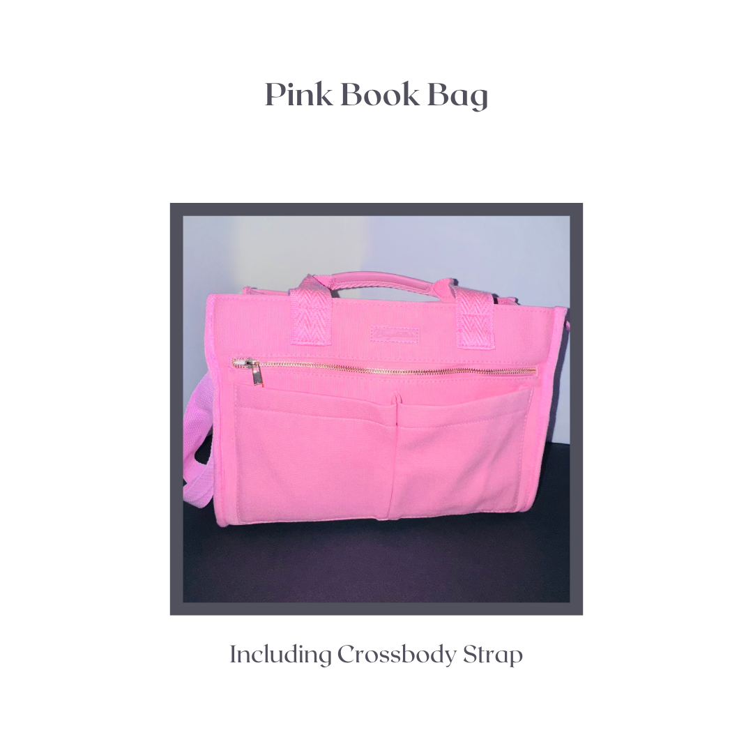 Pink Canvas Tote Bag