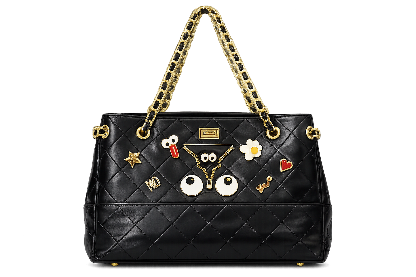 Midnight Gaze Quilted Weekender Bag