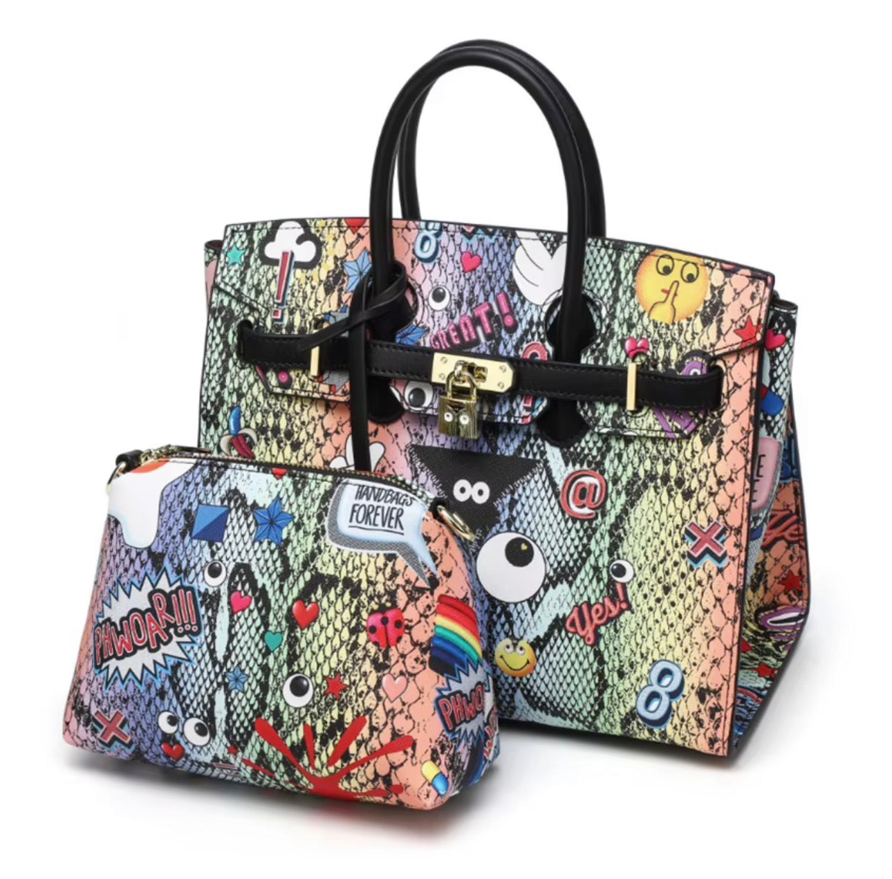 Stacy's Vibe Check Graffiti Eye Theme Bag