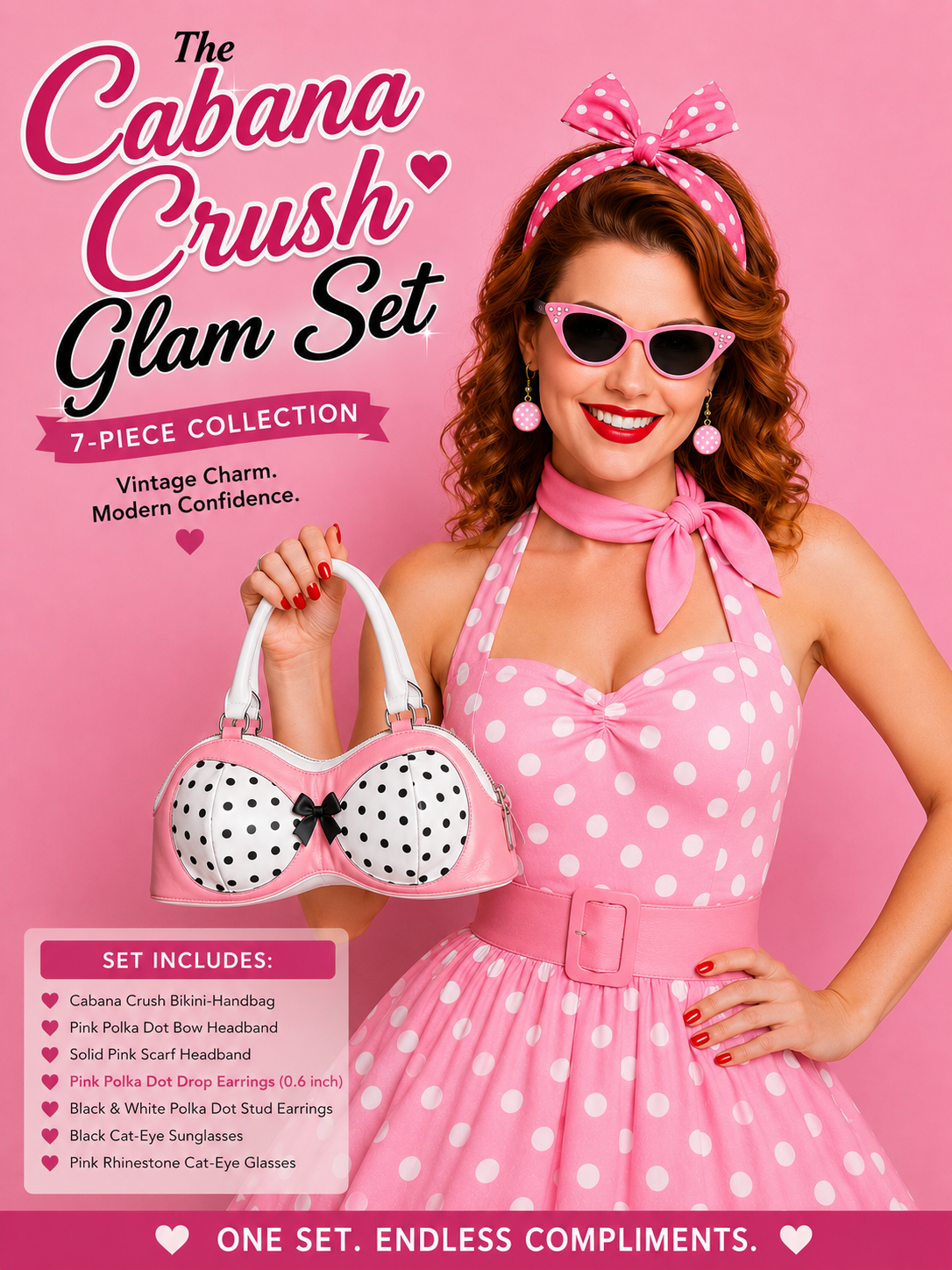 The Cabana Crush Glam Set