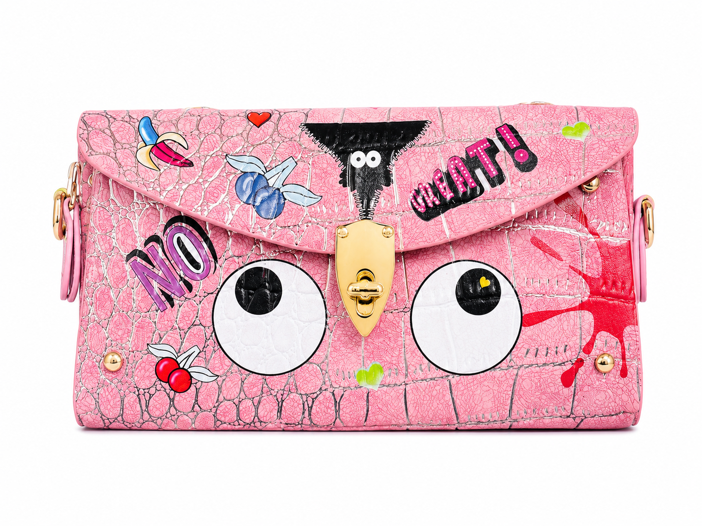 Steeped in Pink Eye Theme Crossbody