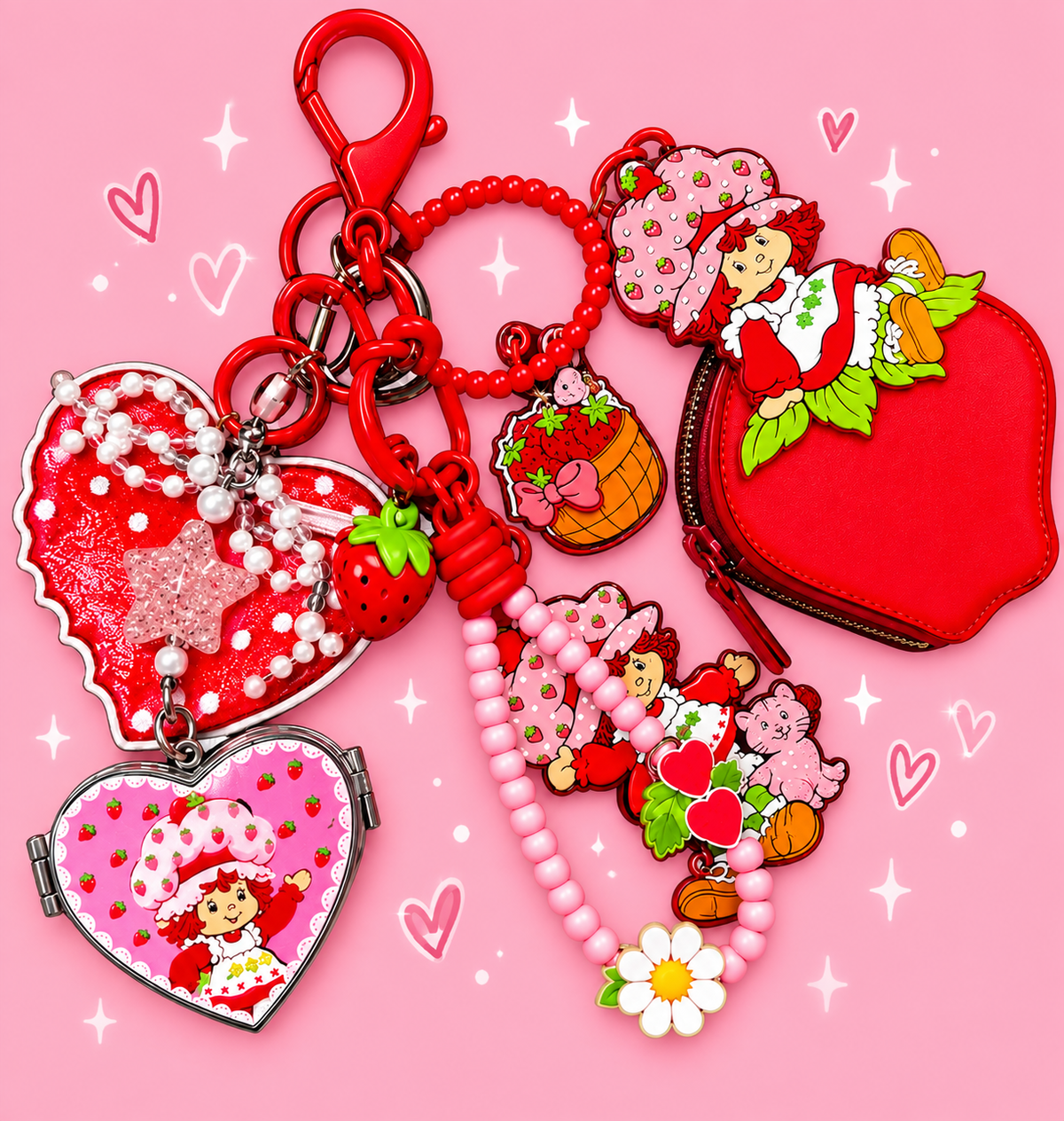 Strawberry Theme Sweet Set - Large Corduroy Tote