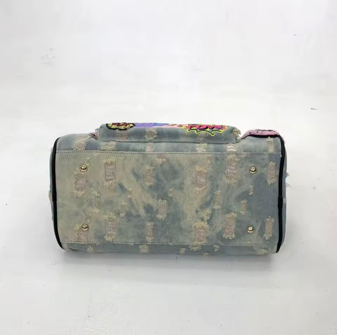 The Brat Patch Denim Carry-All