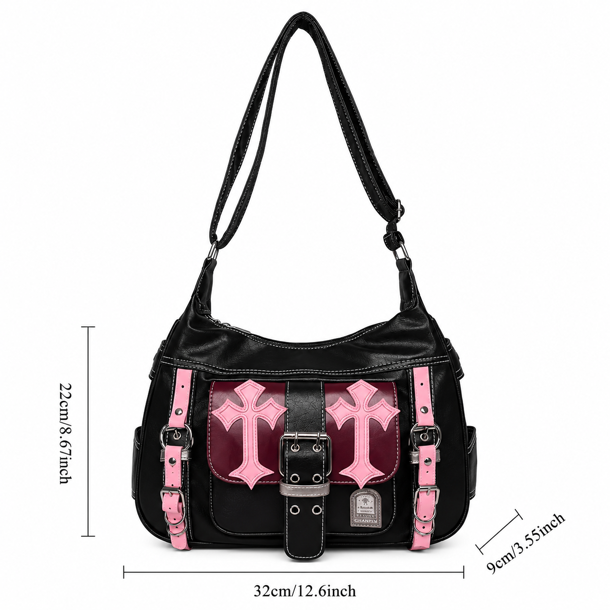 Grunge Pink Y2K Handbag