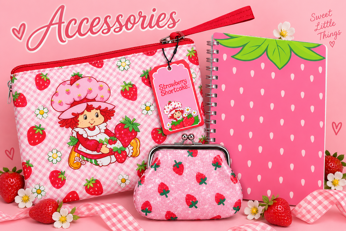 Strawberry Theme Sweet Set Large Corduroy Tote