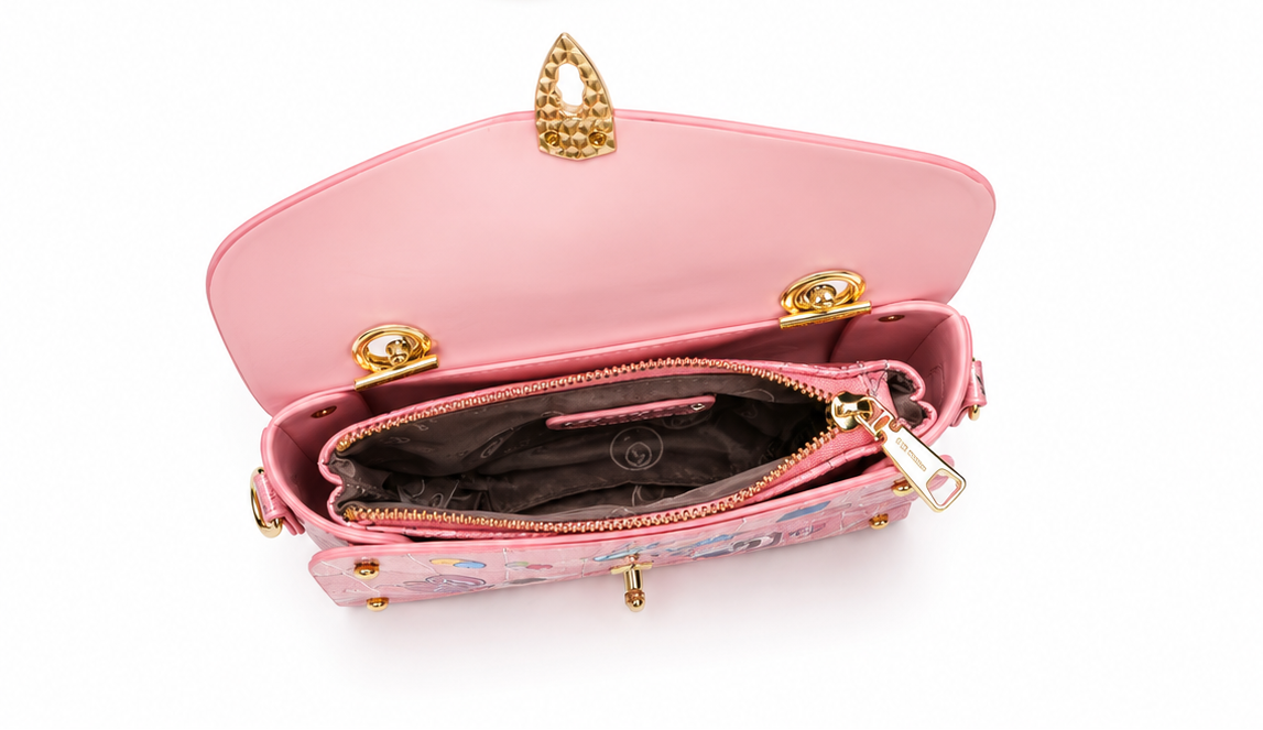 Steeped in Pink Eye Theme Crossbody