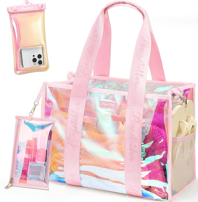 Iridescent Beach Tote Bag