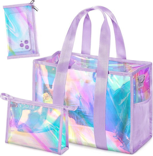 Iridescent Beach Tote Bag