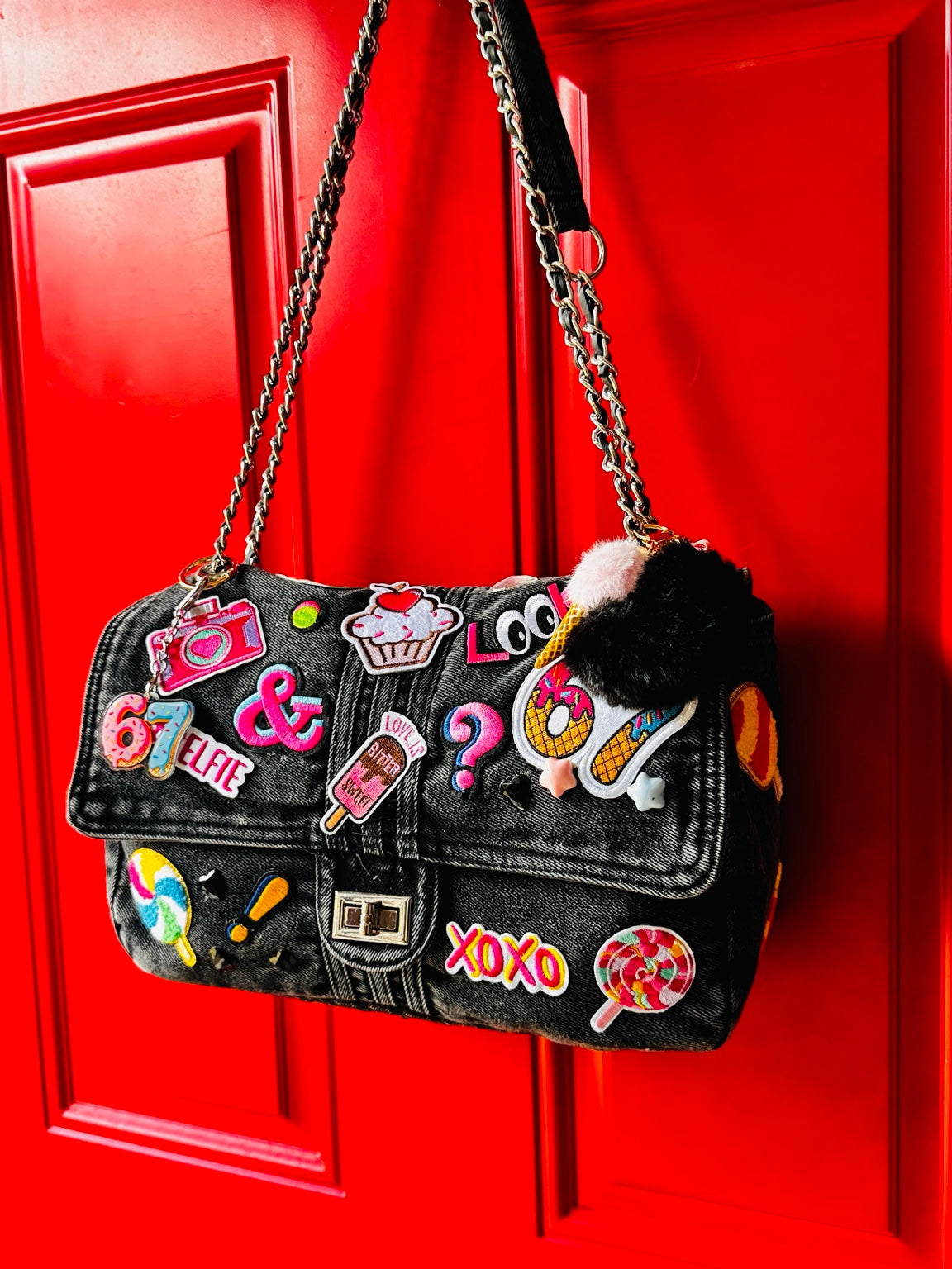 The Wait…What? 6/7 Denim Handbag