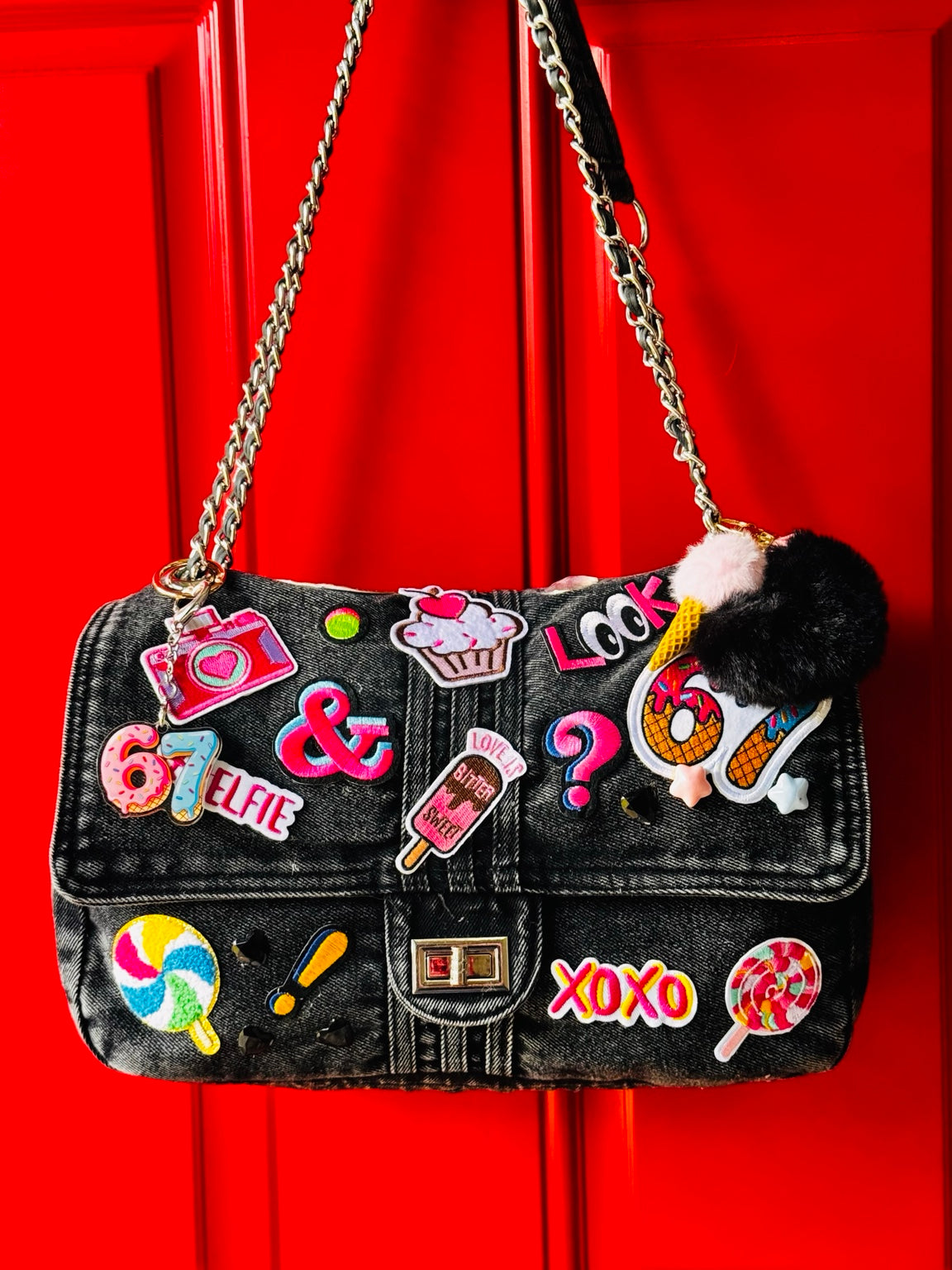 The Wait…What? 6/7 Denim Handbag
