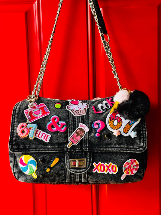 The Wait…What? 6/7 Denim Handbag