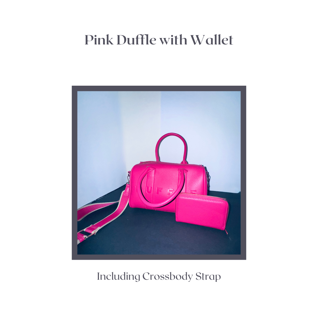 Pink Duffle with Wallet