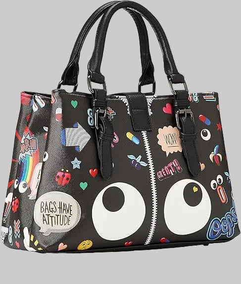 The Loveable Eyes Bag (in black)