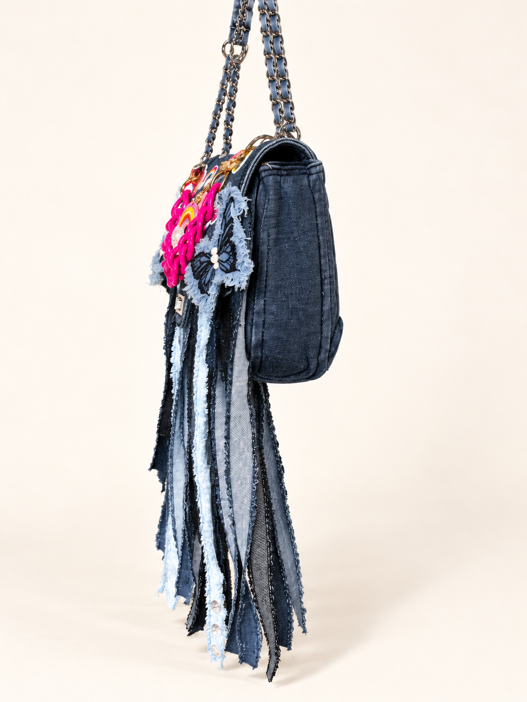 Hippie Shenanigans | Hand-Embellished Denim Handbag