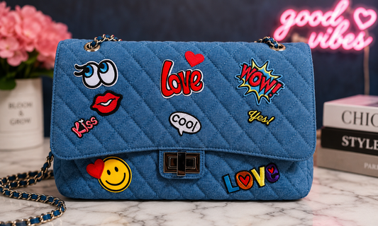 Love On Large Novelty Handbag