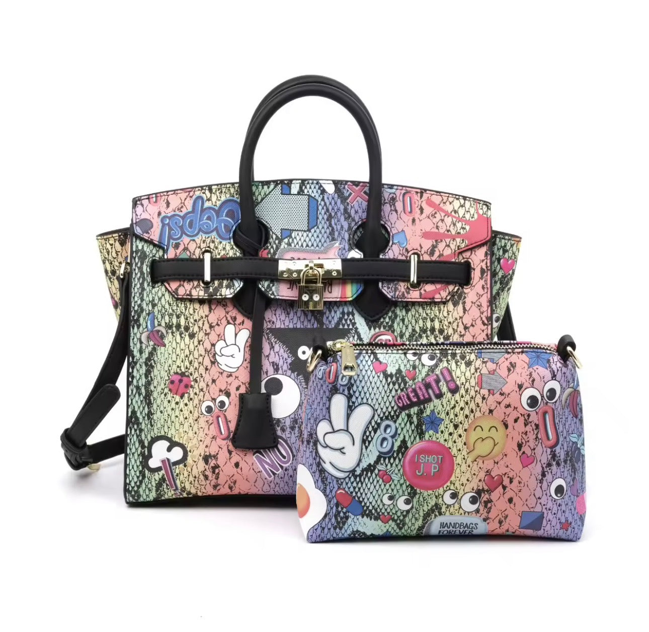 Stacy's Vibe Check Graffiti Eye Theme Bag