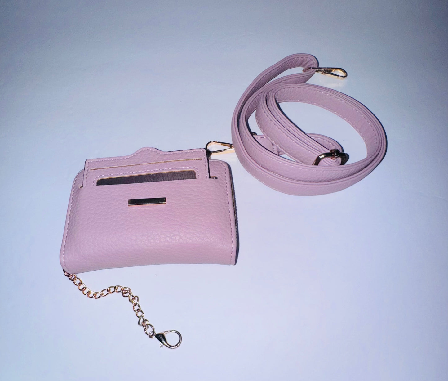 Blush Pinkish Lavender Elegance 4-Piece Handbag Set