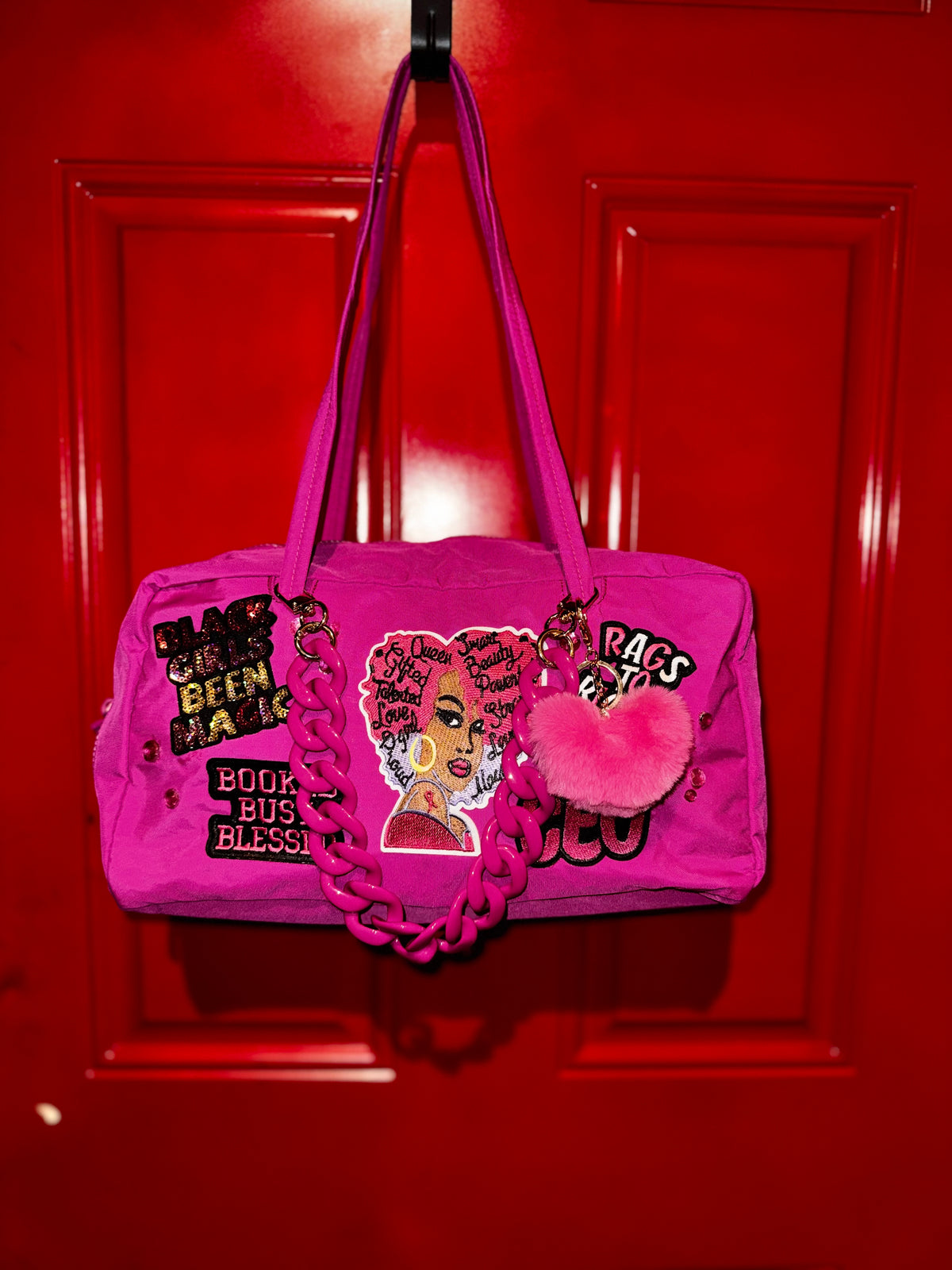 Pink Ambition Medium Duffel