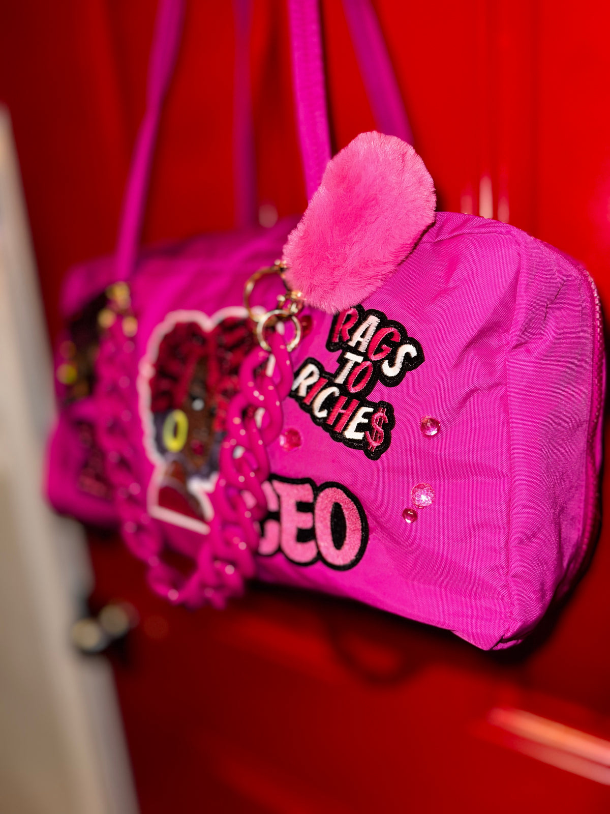 Pink Ambition Medium Duffel