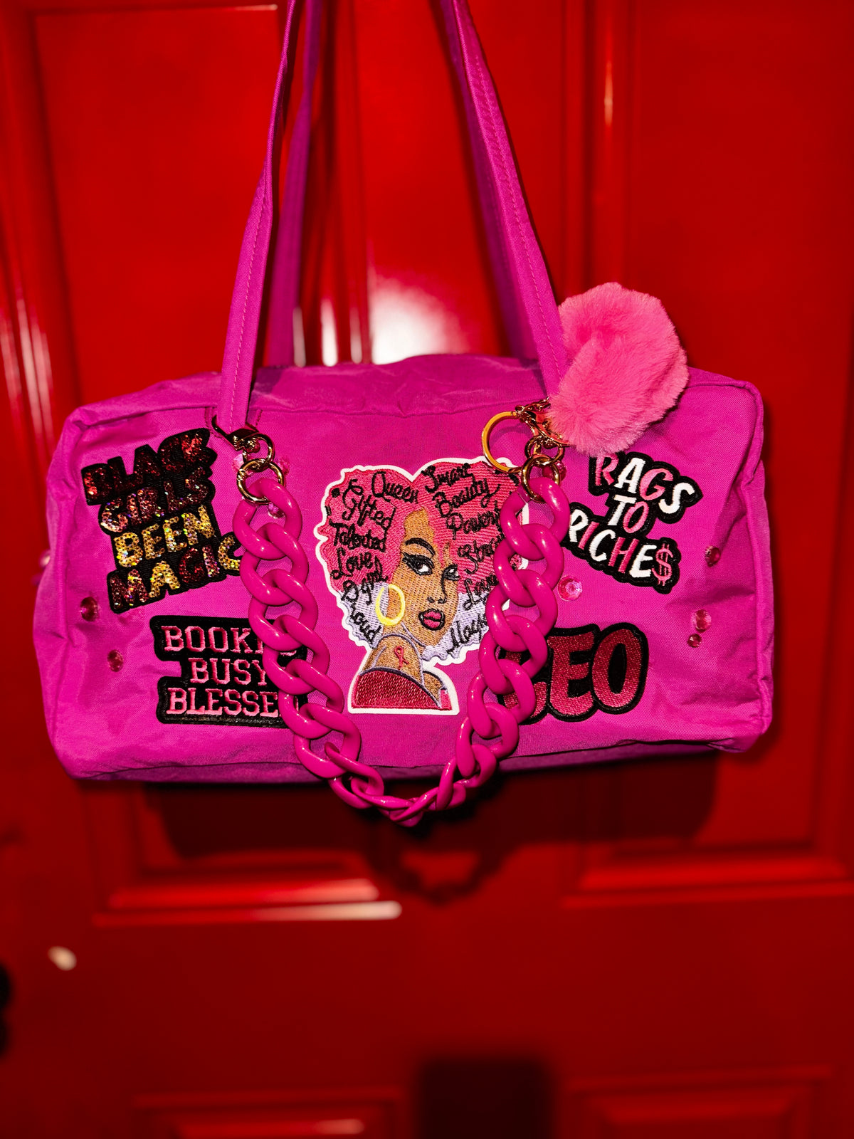 Pink Ambition Medium Duffel