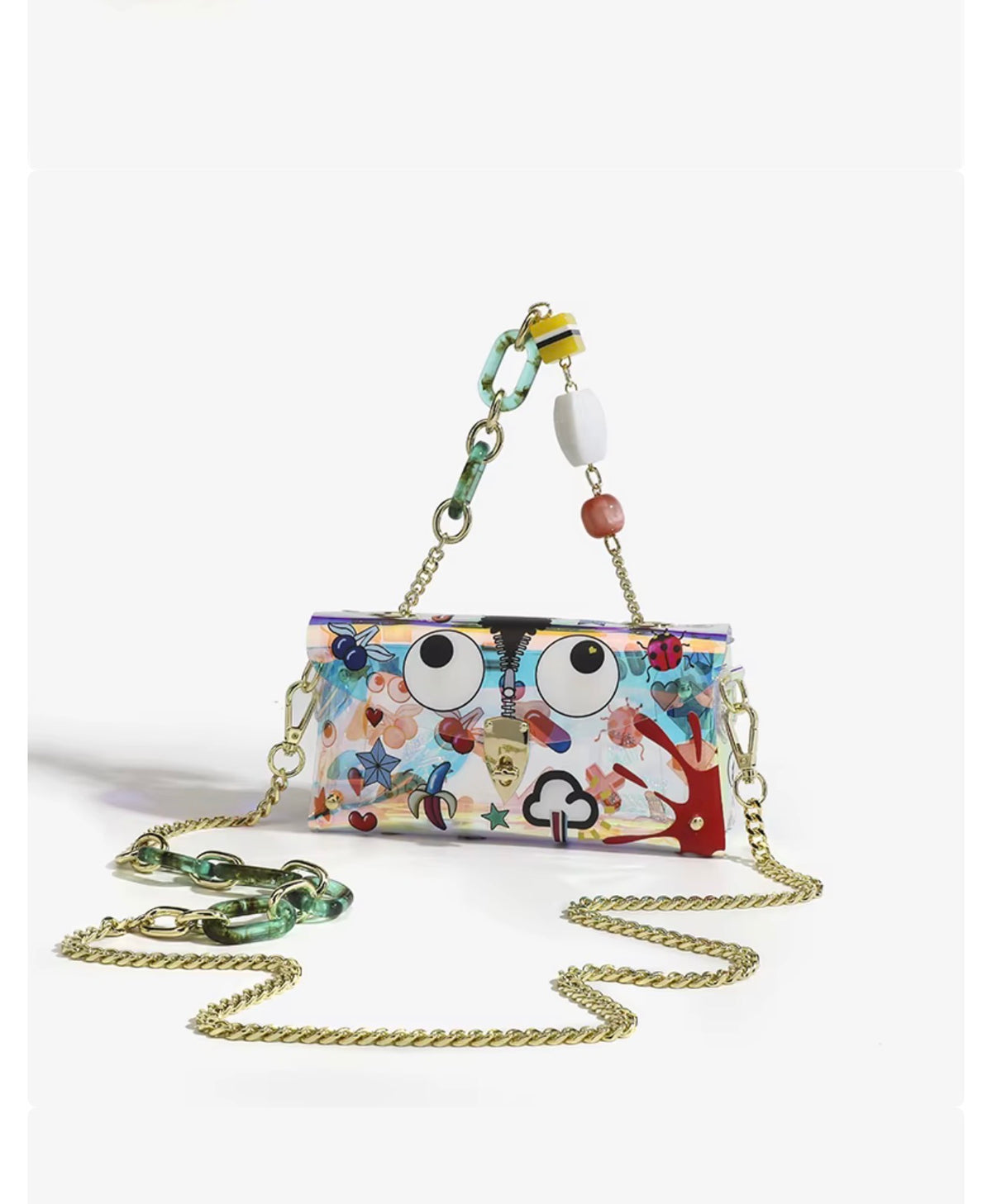 Clearly Steeped Eye Theme Crossbody