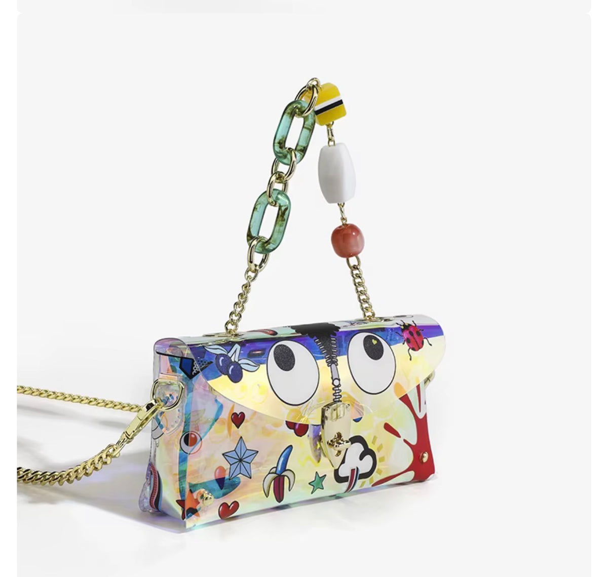 Clearly Steeped Eye Theme Crossbody