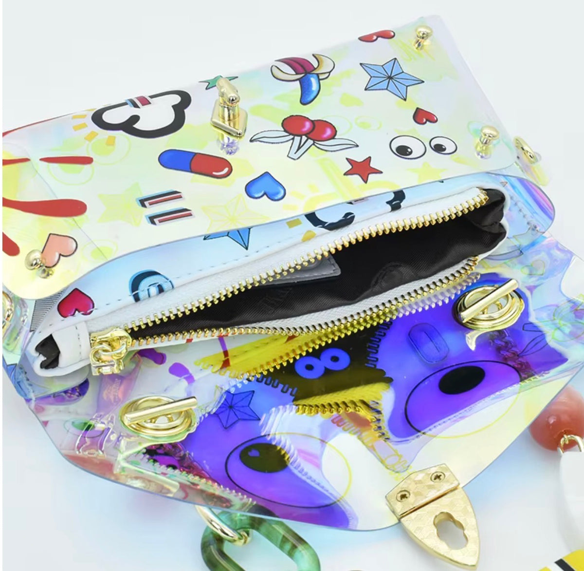 Clearly Steeped Eye Theme Crossbody