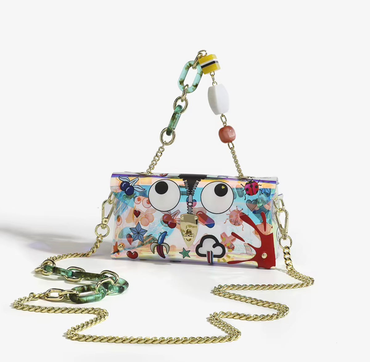 Clearly Steeped Eye Theme Crossbody