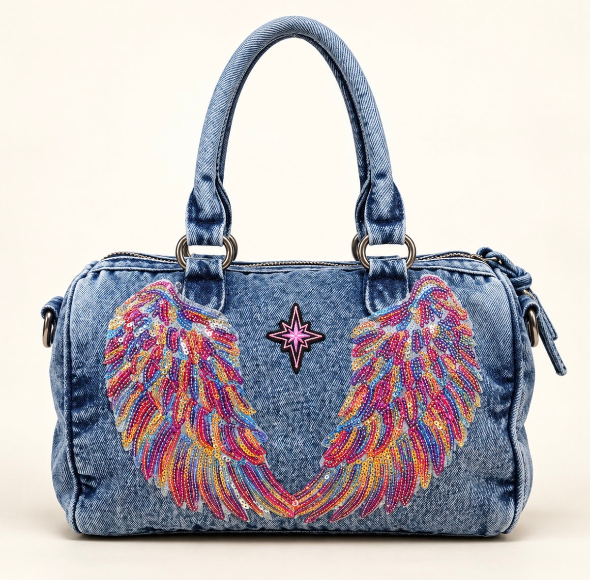 Sweeties Dreams Denim Handbag (Pink)