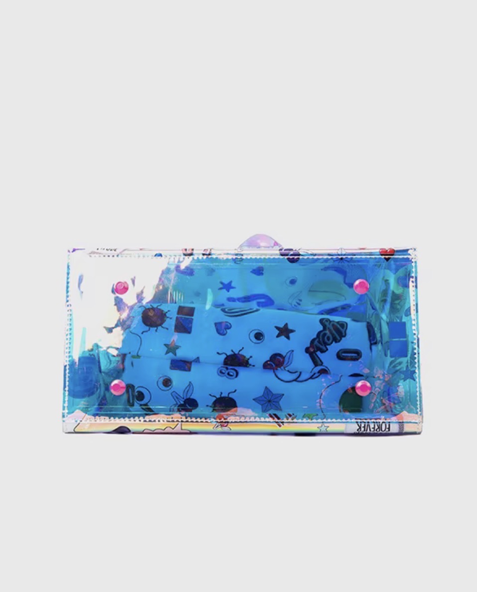 Eye Catching Cartoon Holographic Handbag (Size Small)