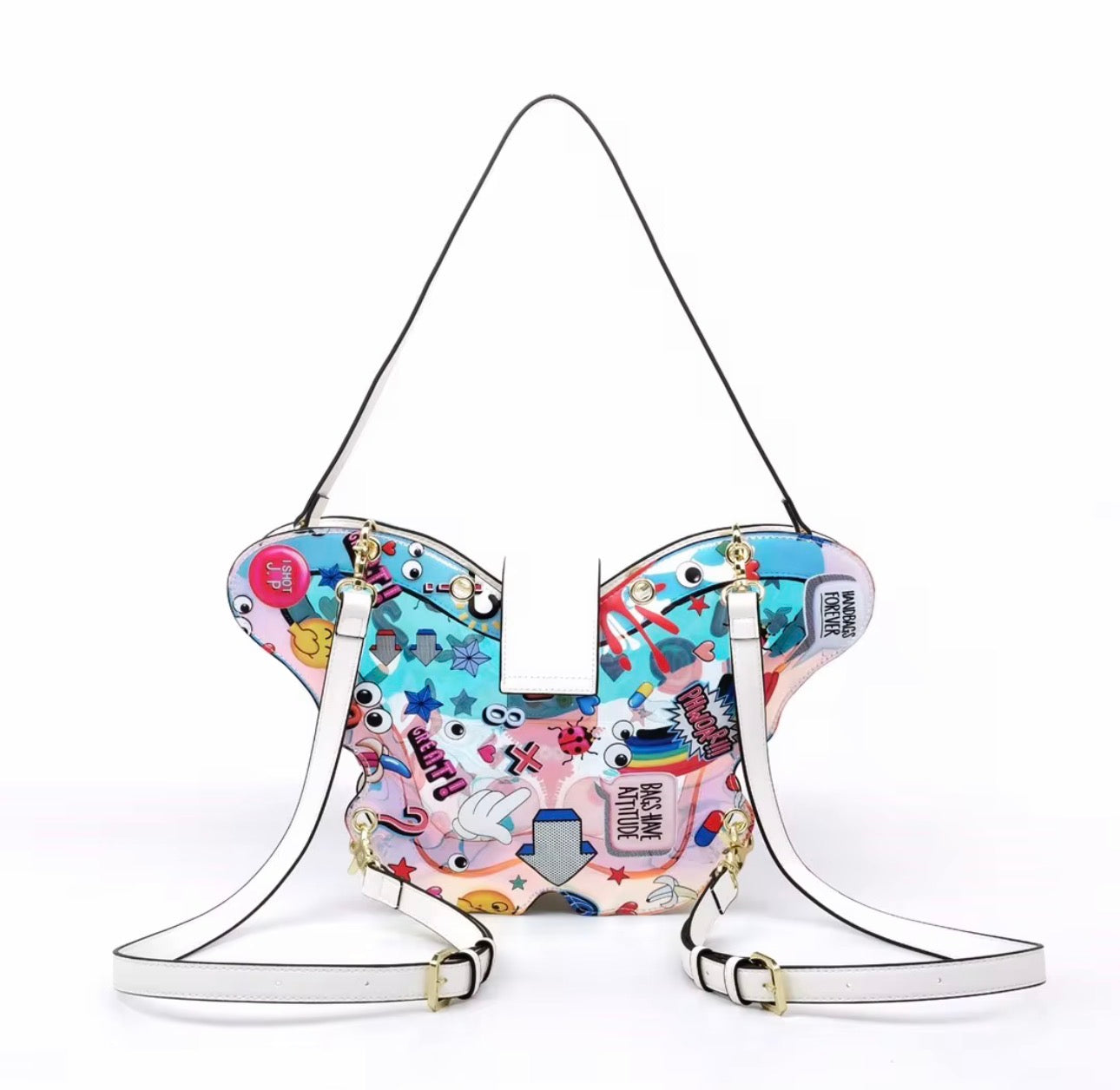 Butterfly Pop Convertible Backpack Purse