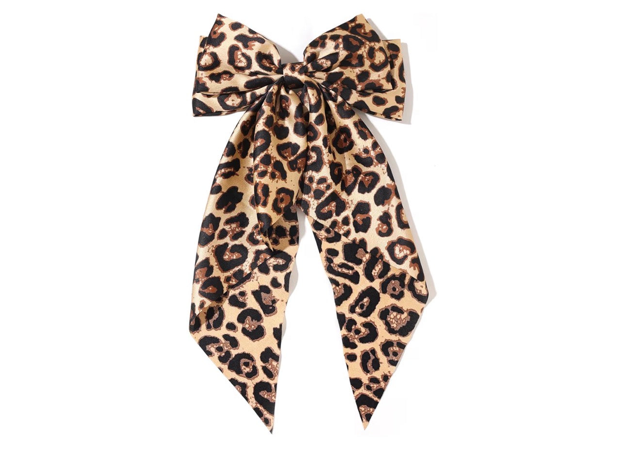 Leopard Luxe Statement Bow