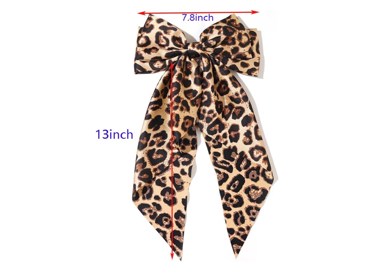 Leopard Luxe Statement Bow