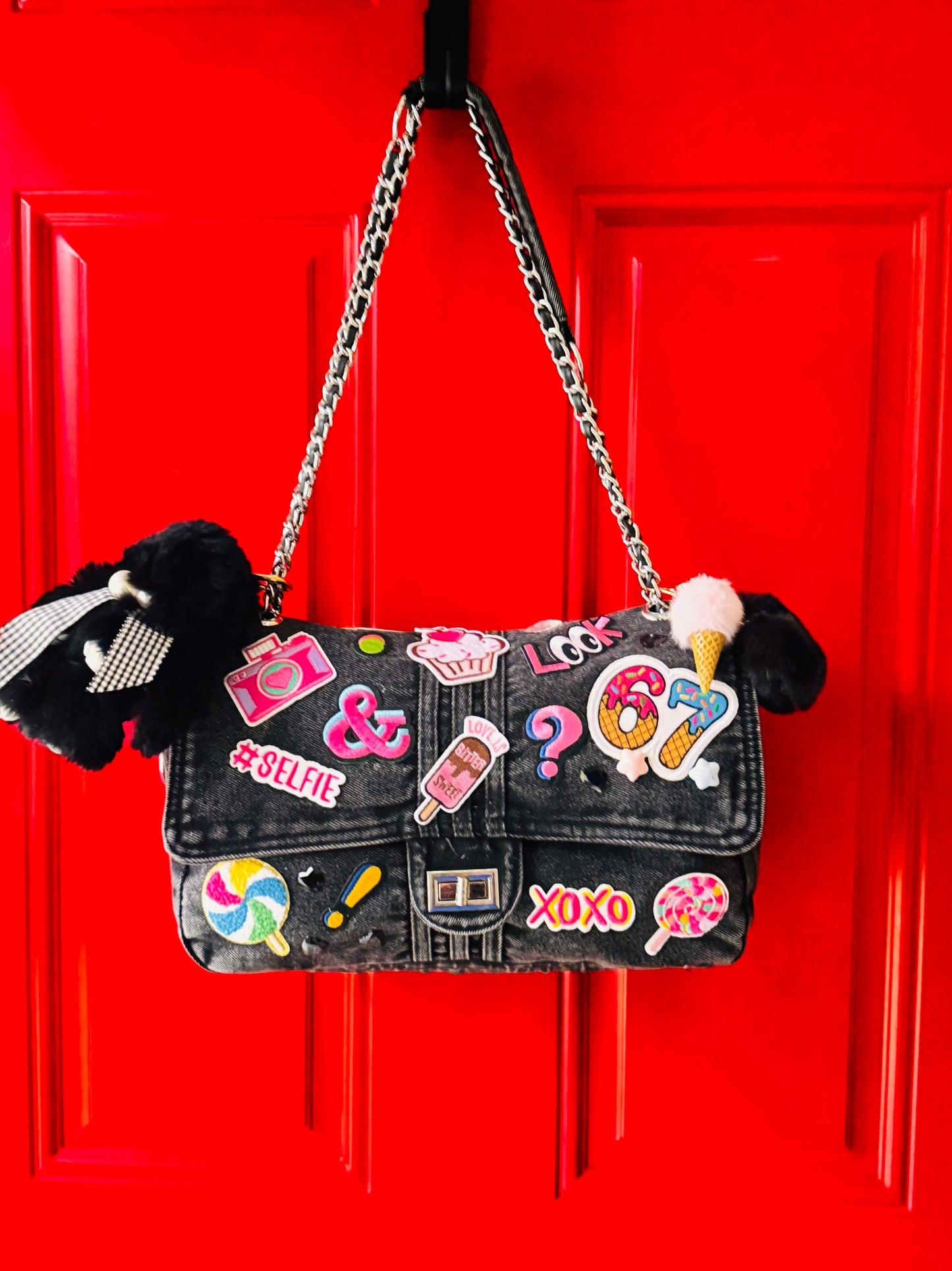 The Wait…What? Denim Handbag