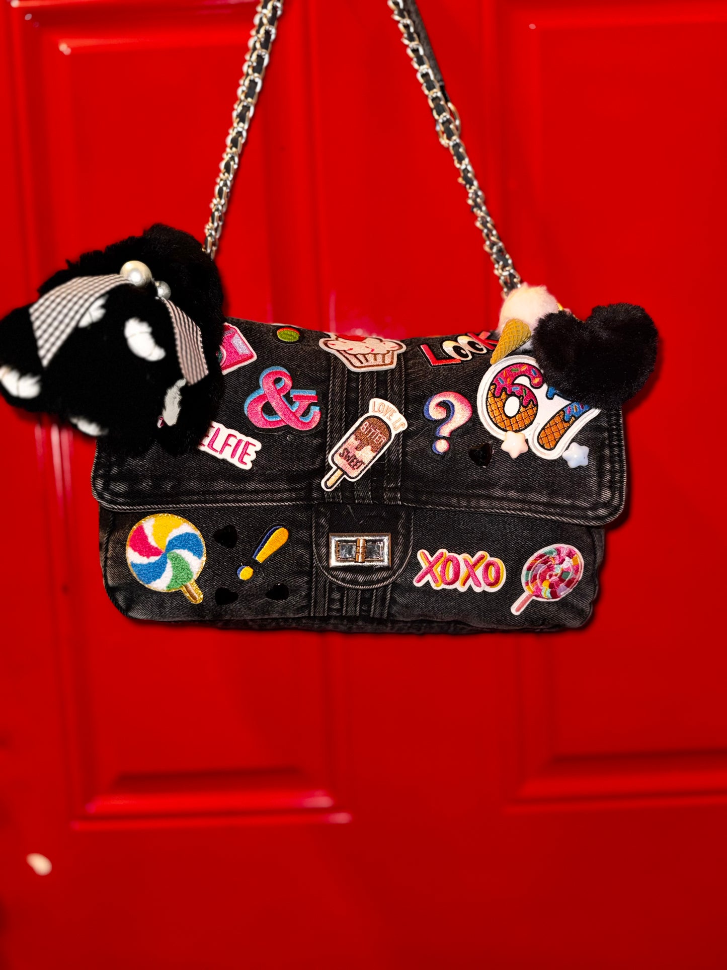 The Wait…What? Denim Handbag