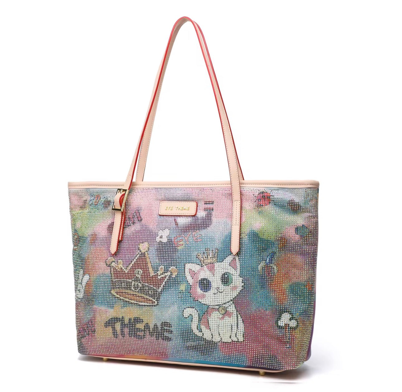 Whimsy Whiskers 3-Piece Rhinestone Cat Set