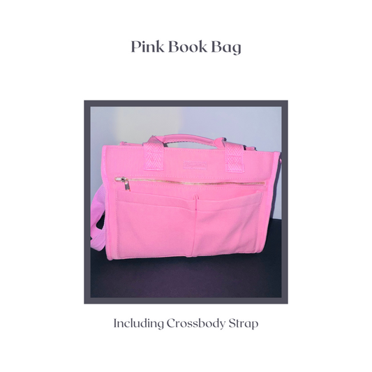 Pink Canvas Tote Bag