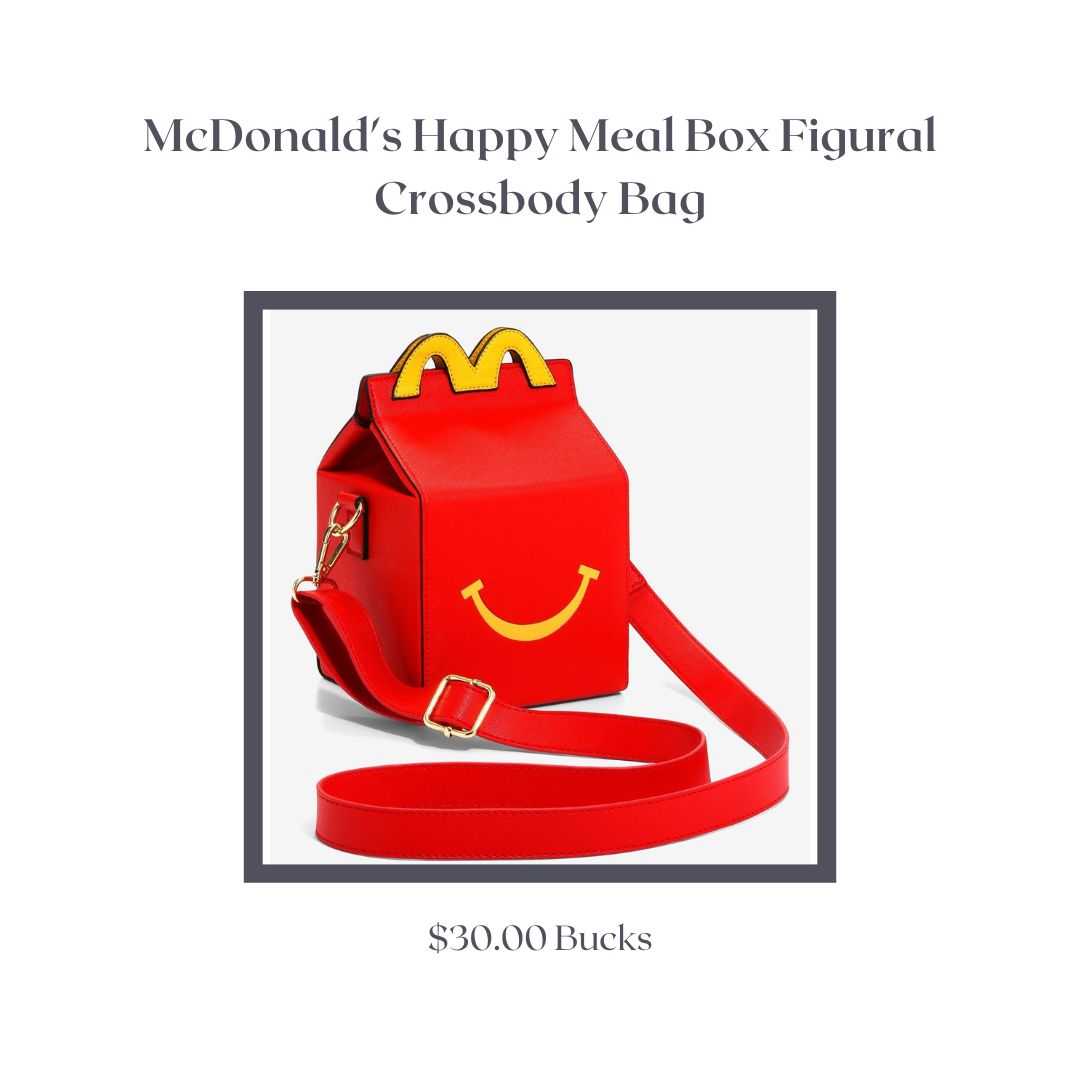 McDonald's Happy Meal Box Figural Crossbody Bag - Exclusive