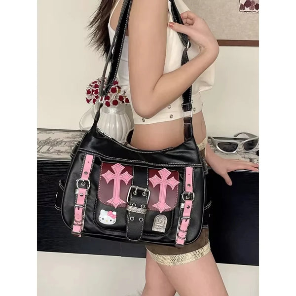 Hello Kitty Punk Crossbody Bag