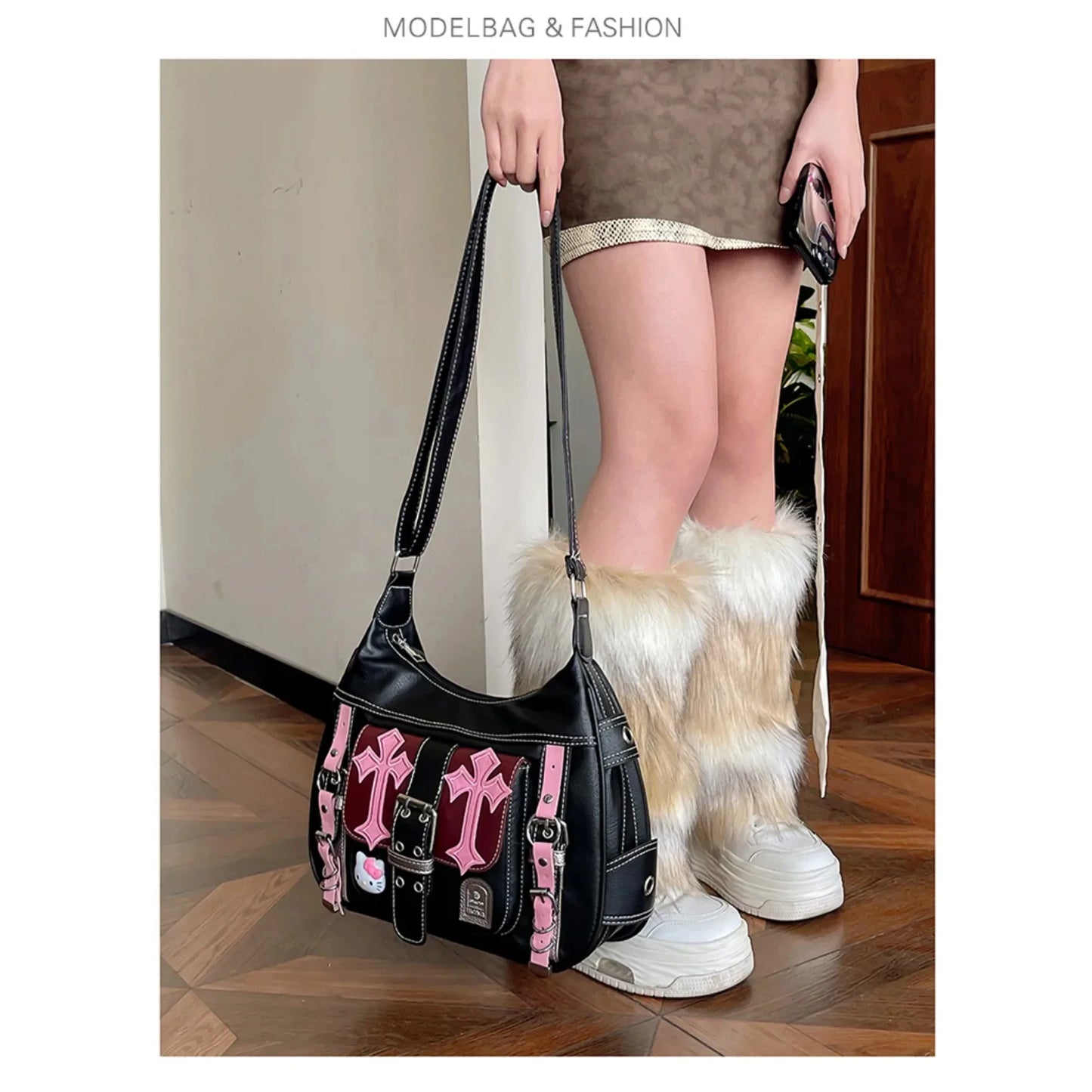 Sweet Grunge Kat Handbag