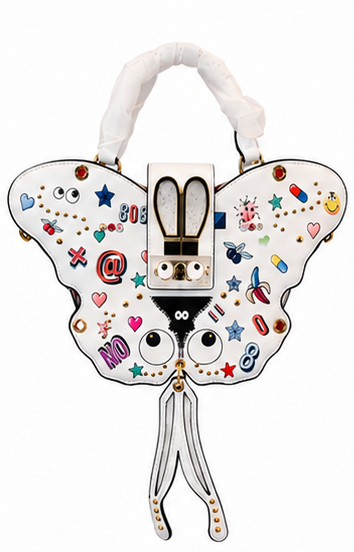 Flutter Pop Eye Theme Butterfly Handbag