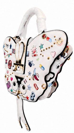 Flutter Pop Eye Theme Butterfly Handbag
