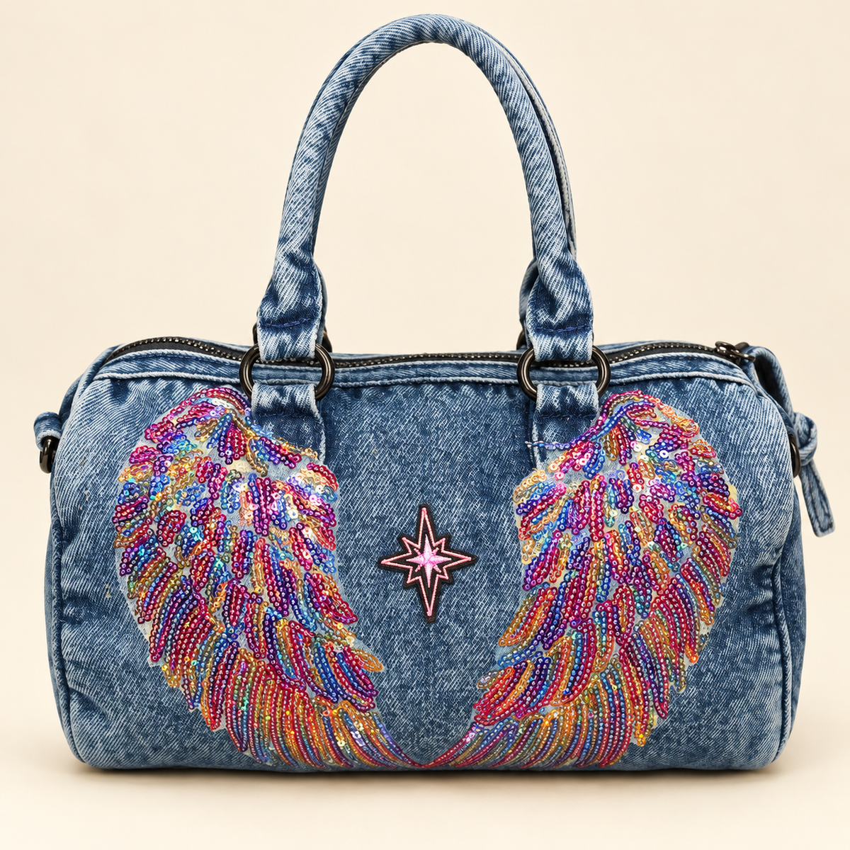 Sweeties Dreams Denim Handbag (Blue)